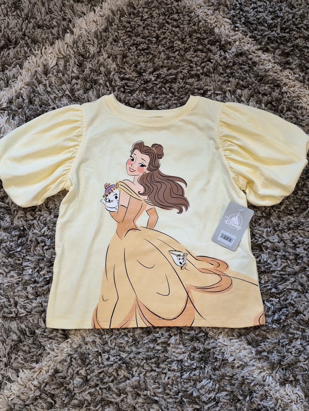 Disney Store Princess Belle Puff Sleeve Tee